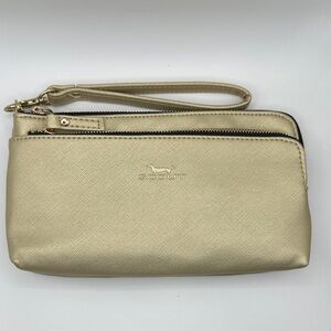 Scout Metallic Gold Wristlet